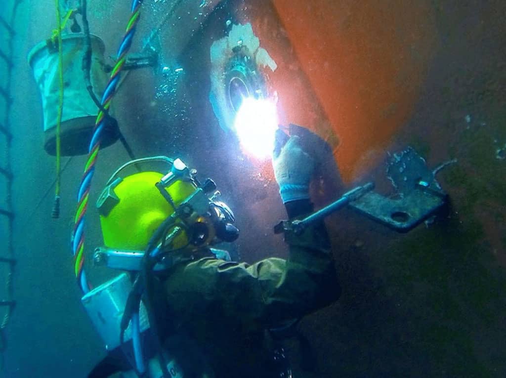 UNDERWATER MAINTENANCE/WELDING OF FPSO TAMARA TOKONI AT OYO OIL FIELD